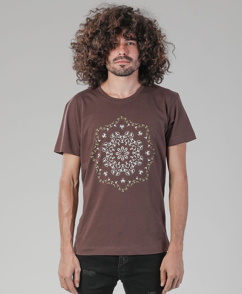 psychedelic t shirt men clothing 