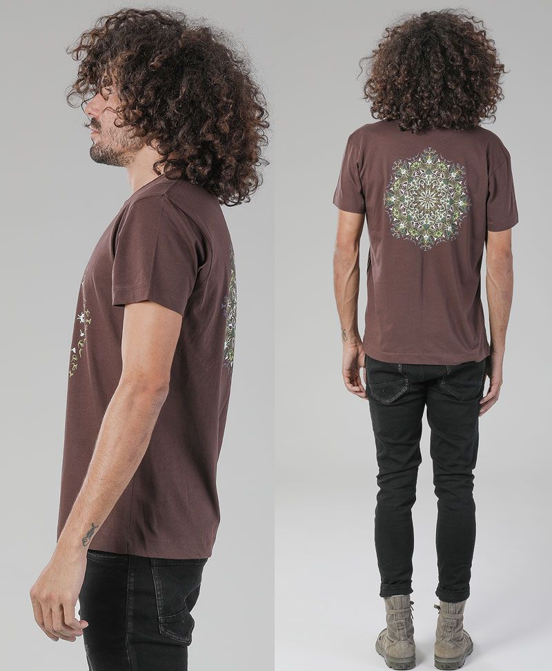 psychedelic t shirt men clothing 