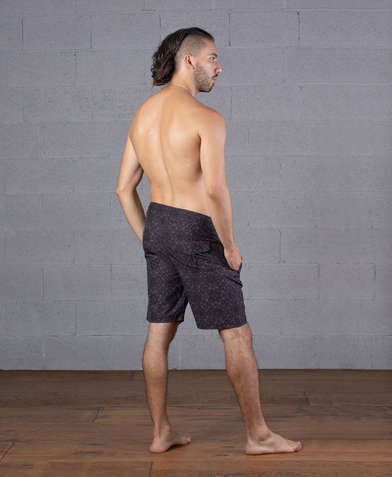 Board Shorts For Men Psychedelic Swimwear