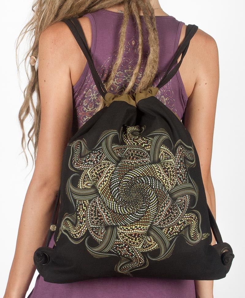 string strap backpack