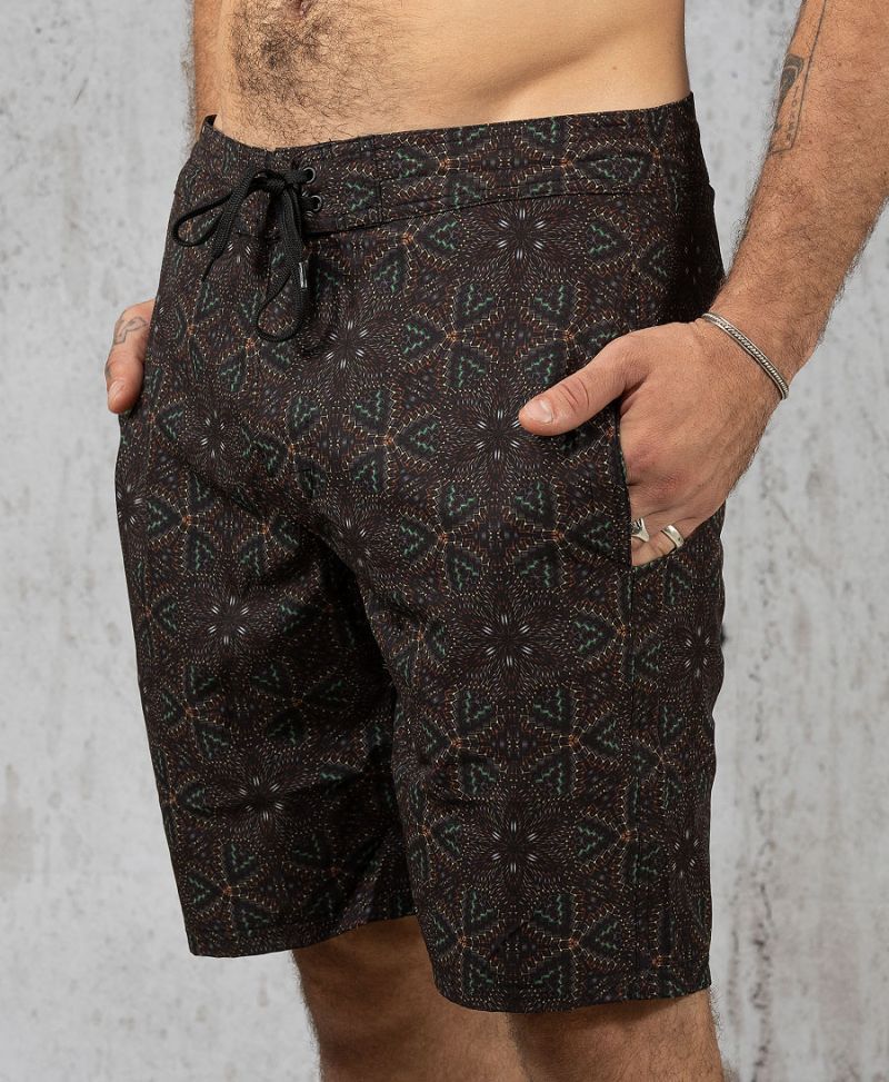 Anahata Mandala Board Shorts For Men Swimwear