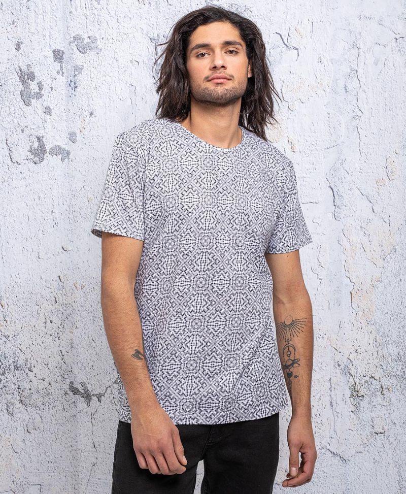 trippy men t shirt psychedelic gift for him