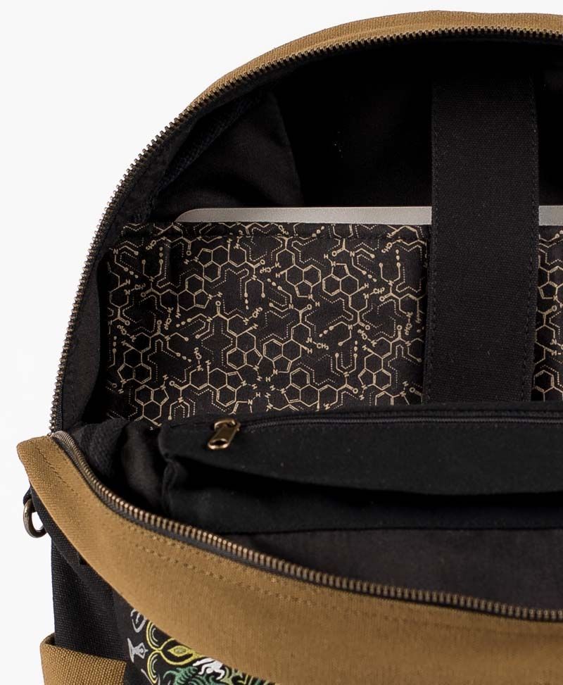 psychedelic-backpack-laptop-bag-lotus-mandala-black-brown