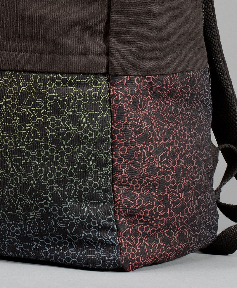 LSD Molecule travel backpack extra large carry on bag for laptop