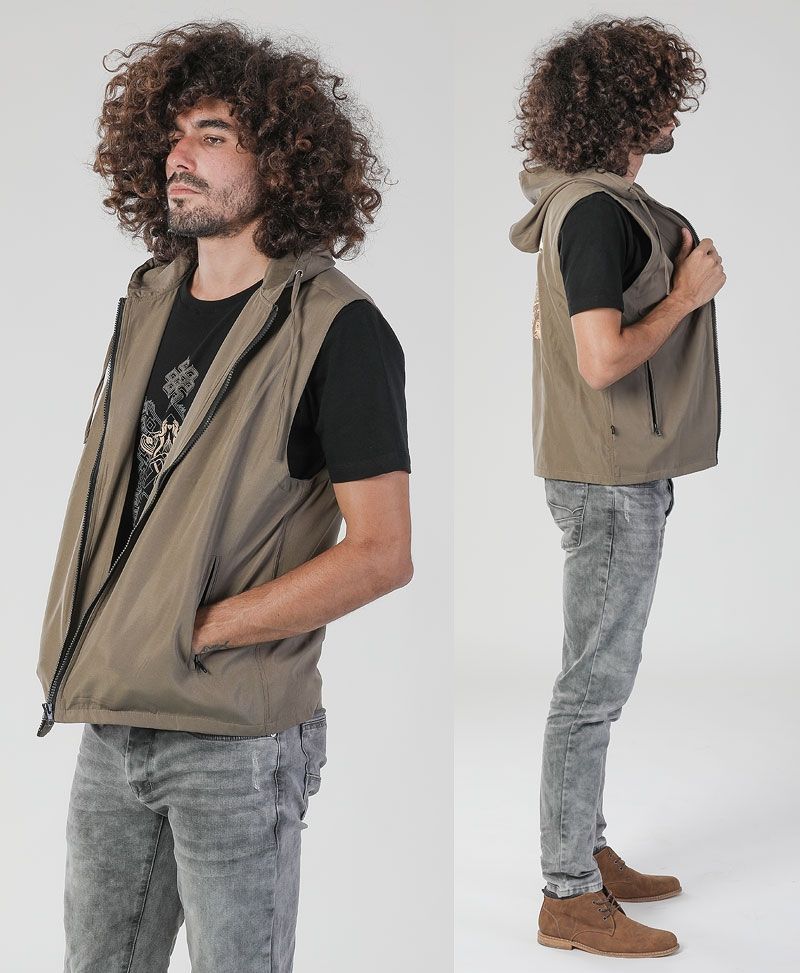 psychedelic clothing mens vest hamsa