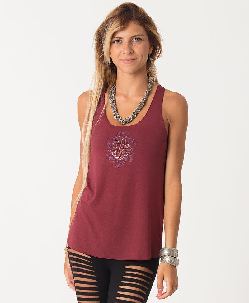 psychedelic clothing women tank top