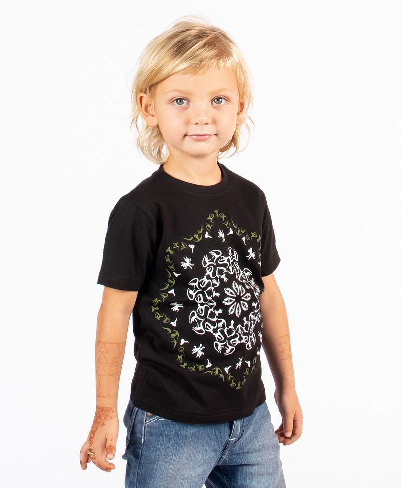psychedelic-cool-kids-t-shirt-birthday-gift-glow-in-the-dark-mandala