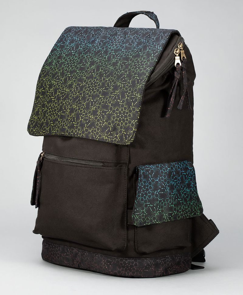 psychedelic laptop backpack square