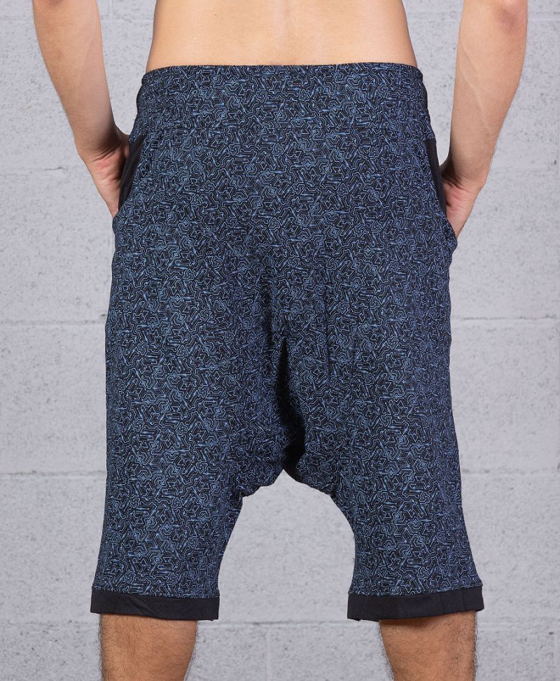 men yoga shorts cotton 