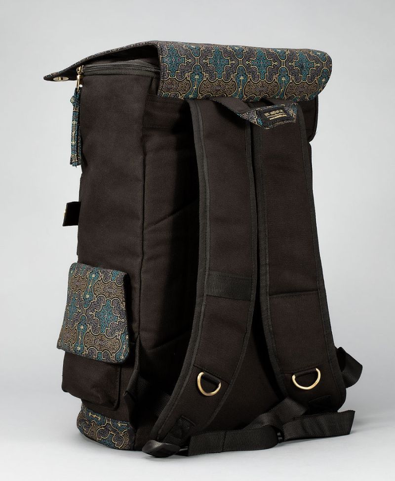 Canvas laptop backpack 15.6 inch shipibo 