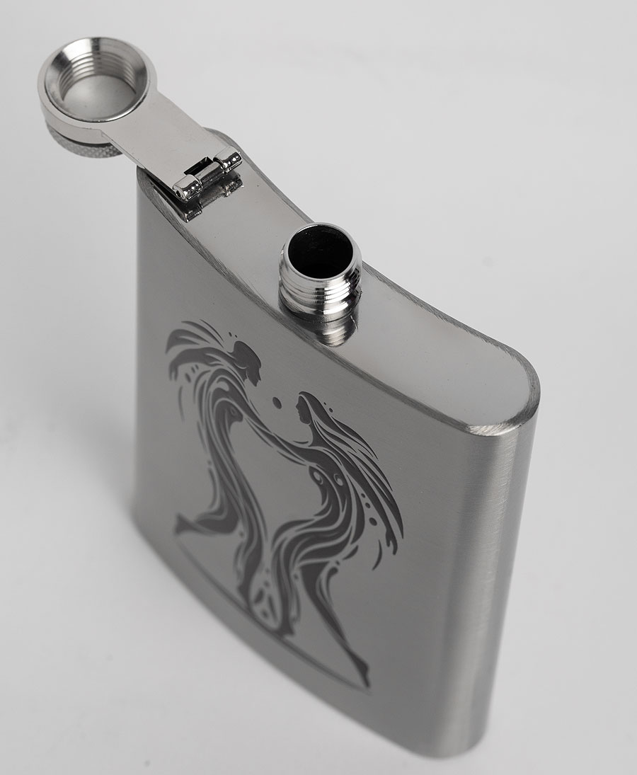 Tribal hip flask