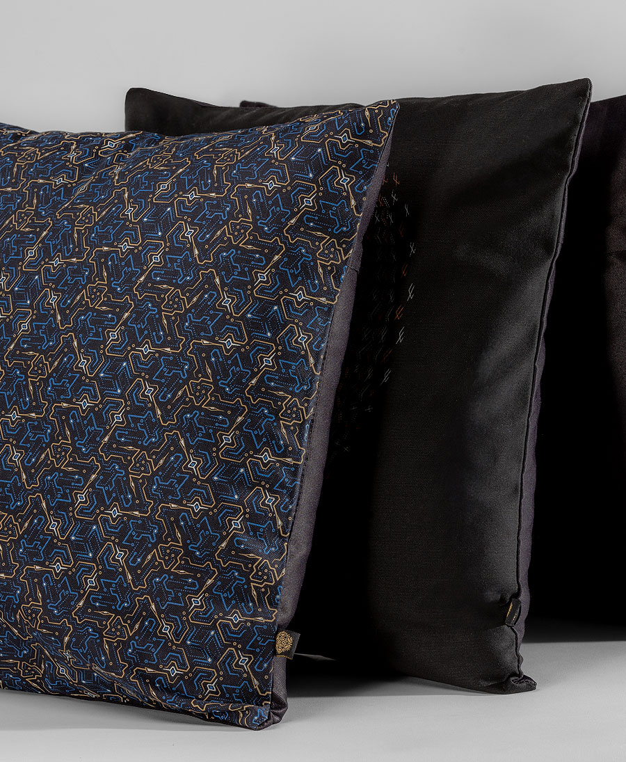 Geometric Throw Pillow Cover Square