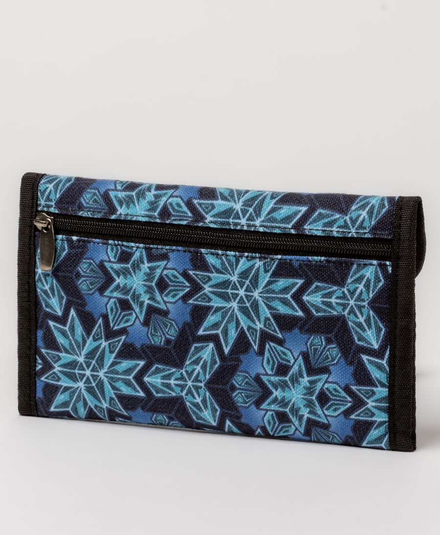 geometric tobacco pouch