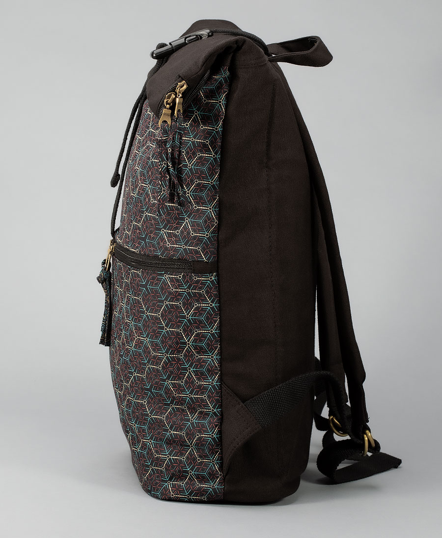 Adidas originals roll top printed backpack Clearance