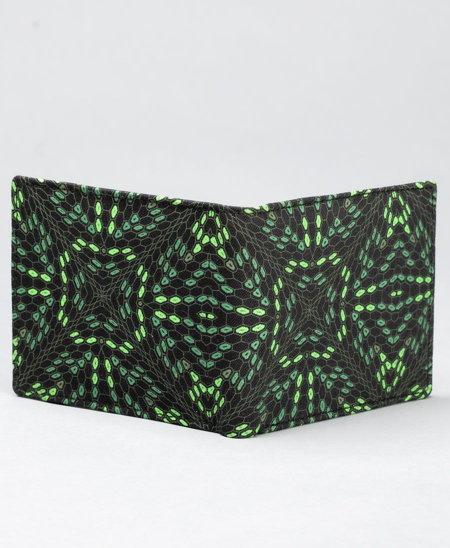 hexagon mens slim wallet 