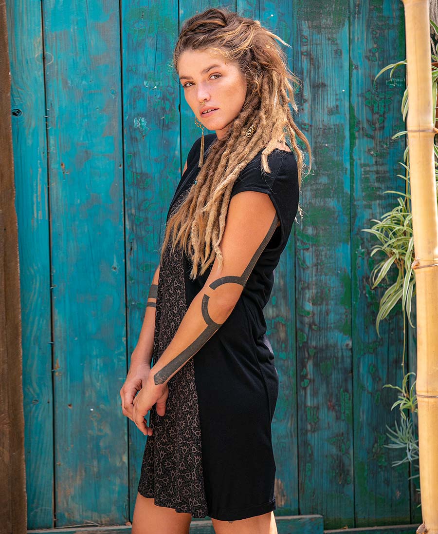loose-summer-dress-short-sleeve-festival-tunic-dress-boho-tribal-hamsa-dress