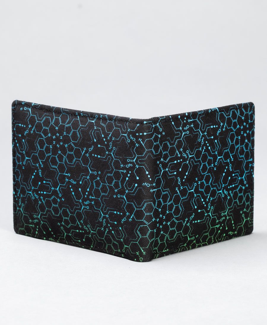 psychedelic men slim wallet 