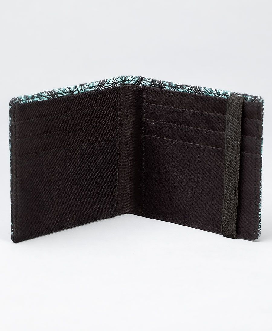 Small Wallet Mens Wallet Bifold Fabric Wallet Slim Wallet. Vegan Wallet Small Geometric Wallet
