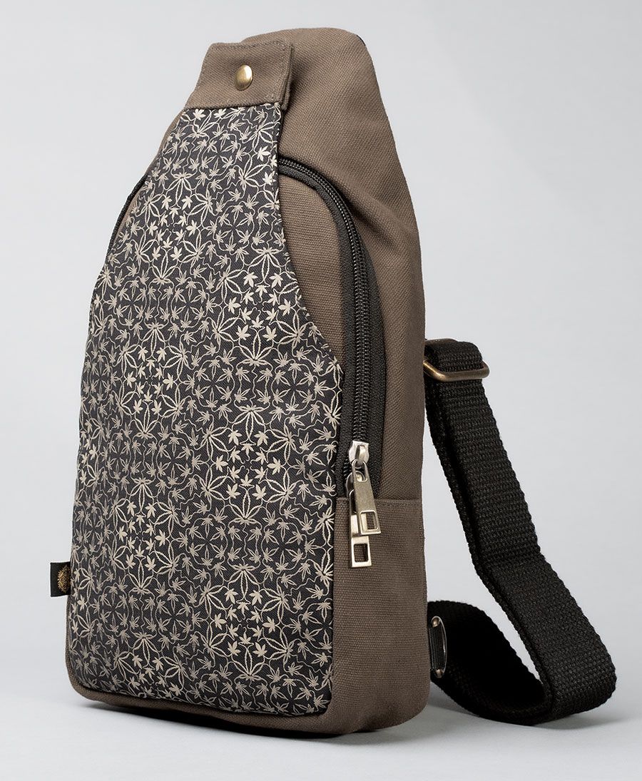Hempi sling bag canvas vegan stoners gift