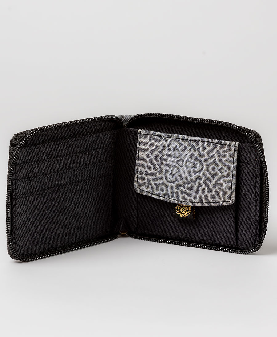 vegan zip wallet for men 