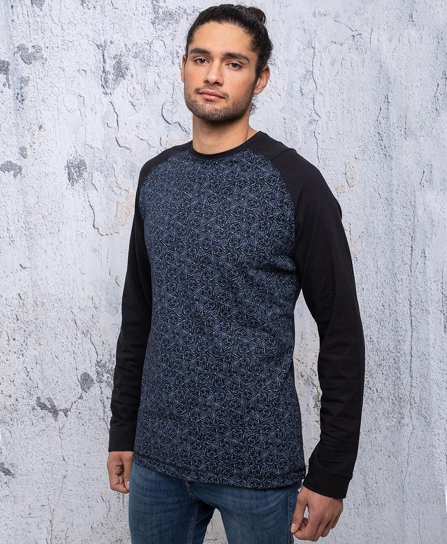 long sleeve shirt for men psychedelic clothes 