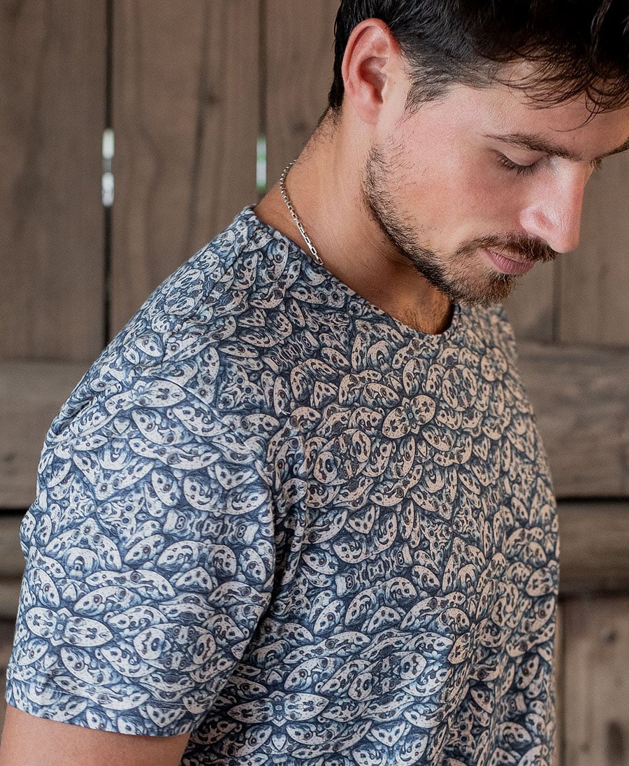 cotton printed t shirt for man