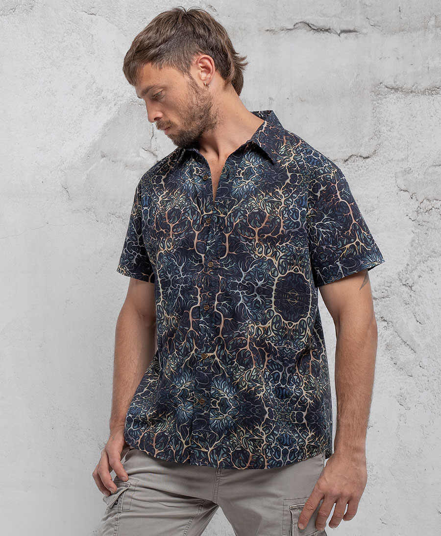 Persian carpet button up shirt 