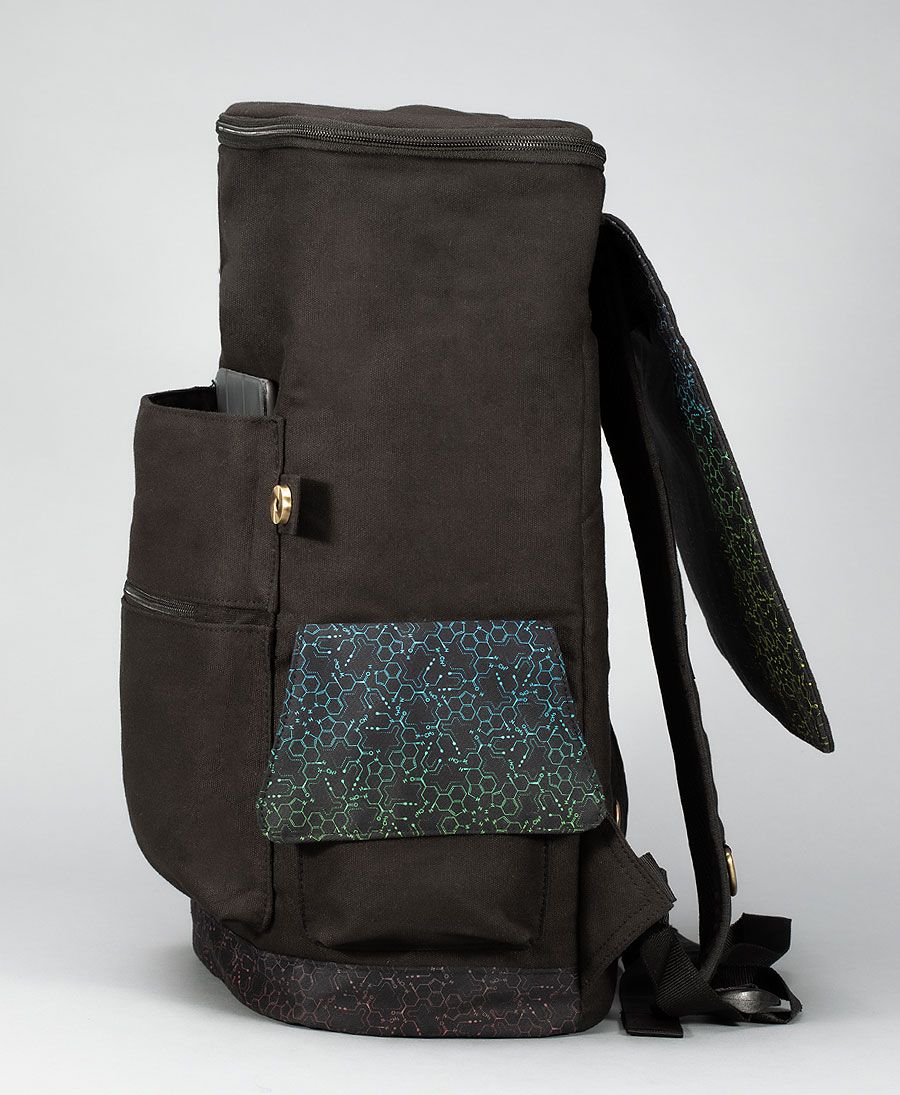 psychedelic laptop backpack square