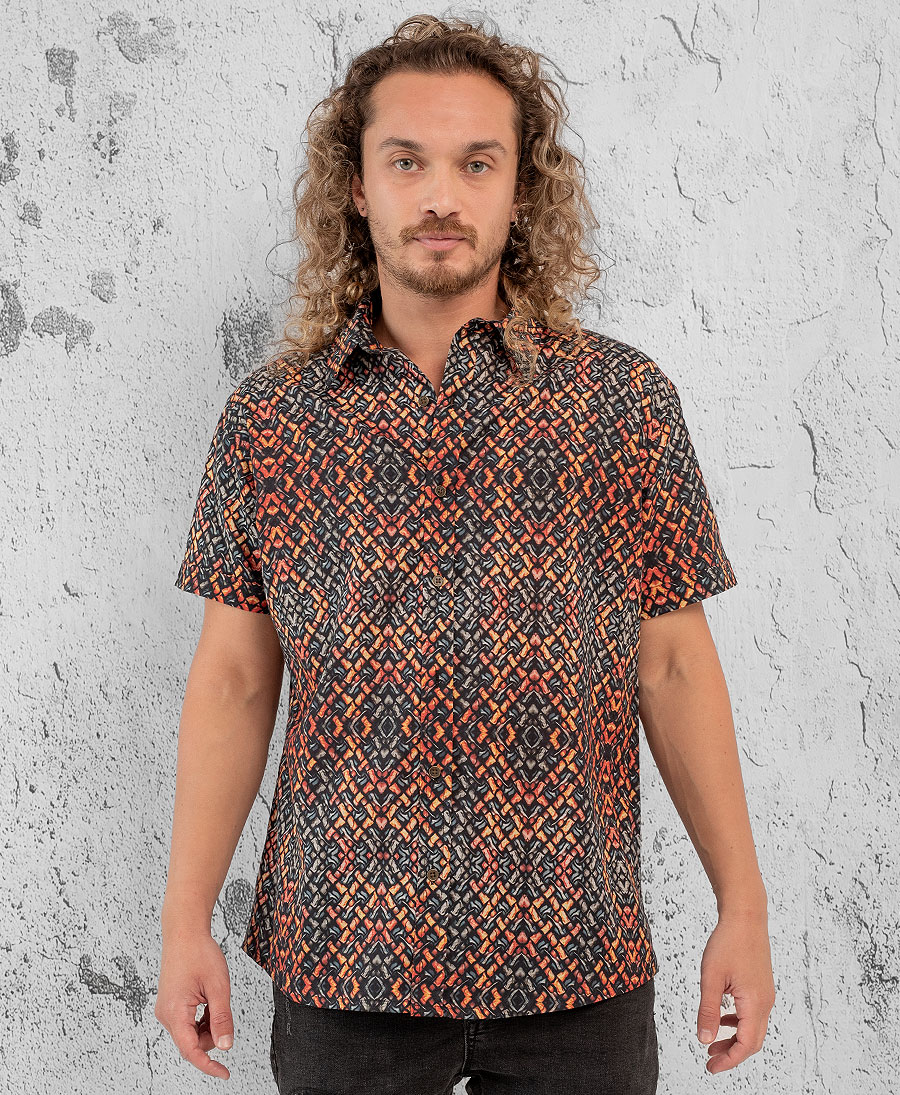 psychedelic button up 