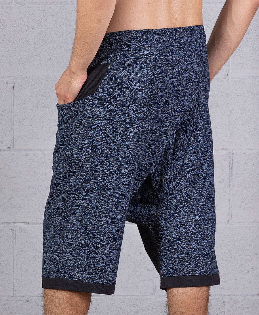 men yoga shorts cotton 