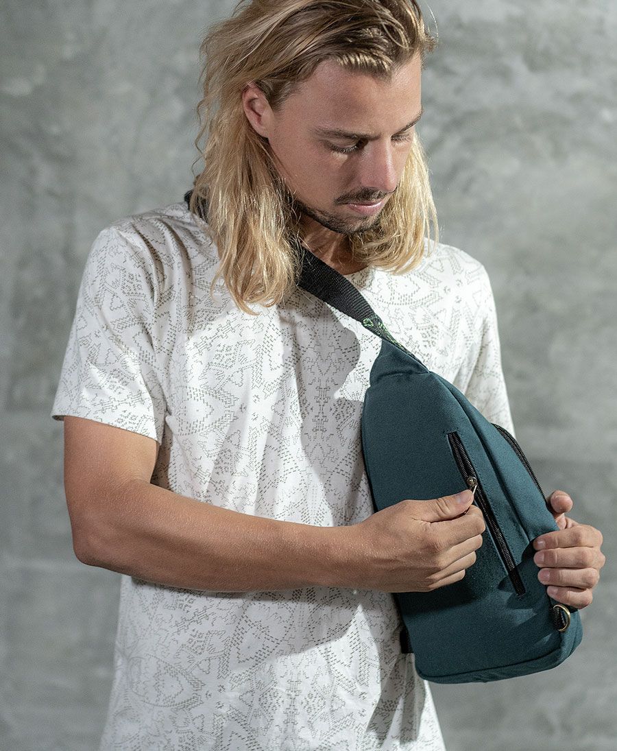 psychedelic sling bag lsd molecule 