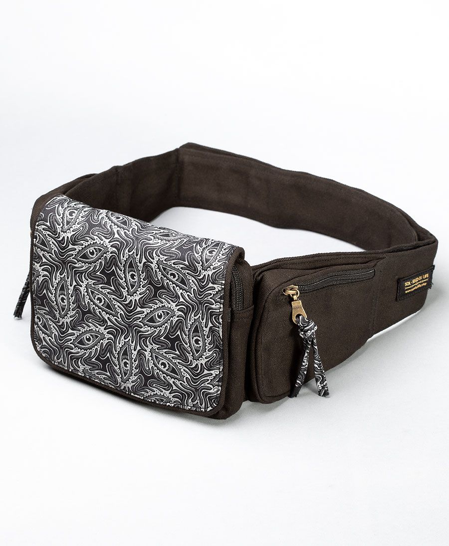 psychedelic utility belt hip pouch bag 