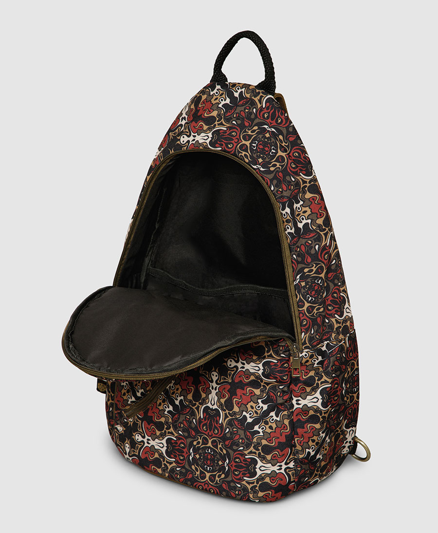 trippy sling backpack bag