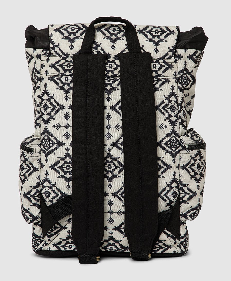 tribal white backpack for laptop