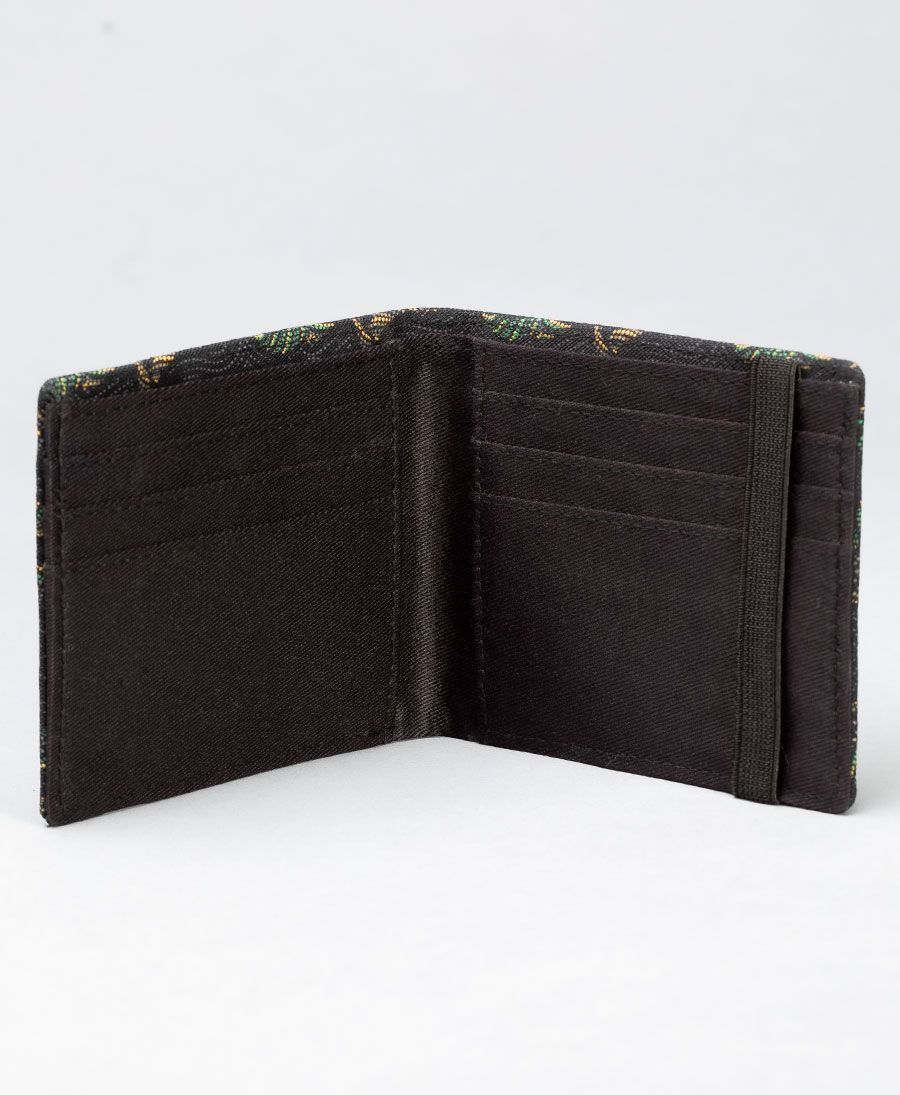 Tribal mens slim wallet bifold canvas 