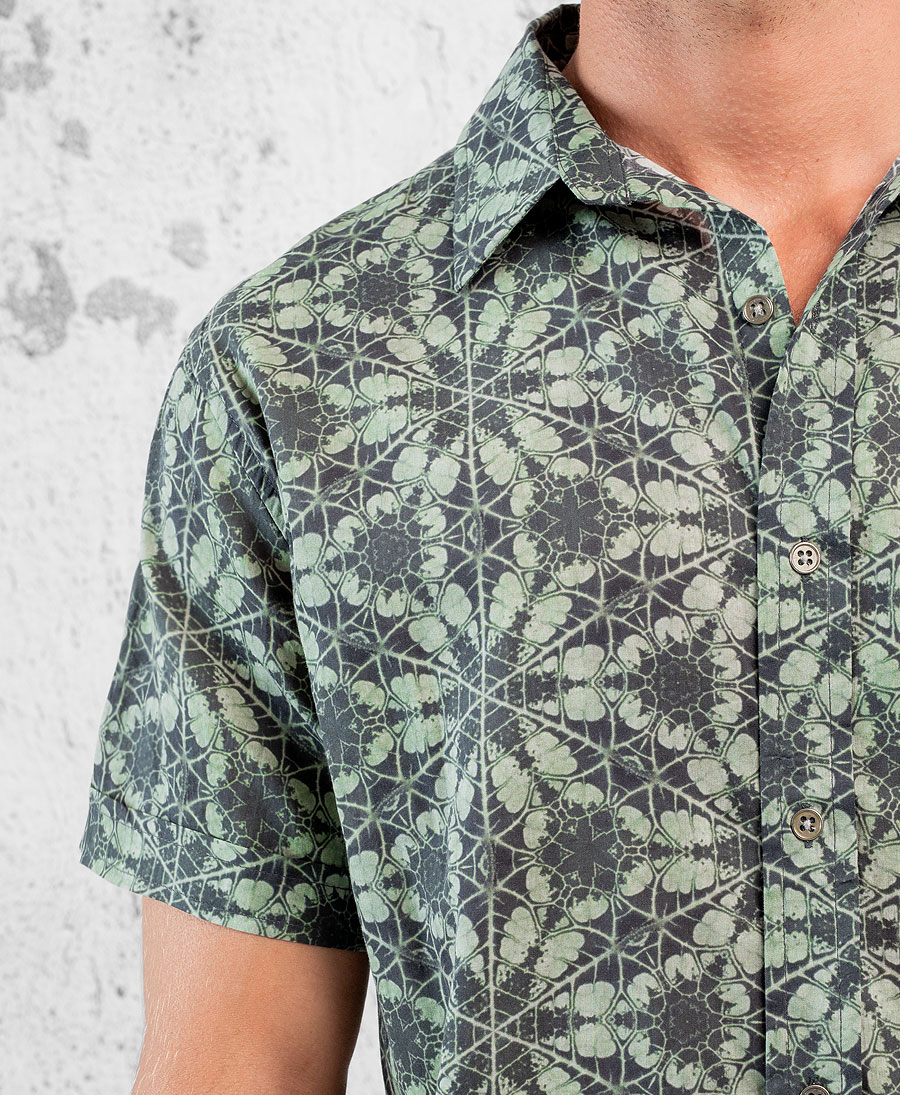 psychedelic button up