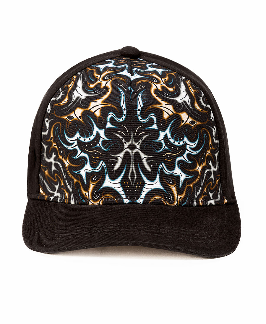 Trippy hat festival baseball cap
