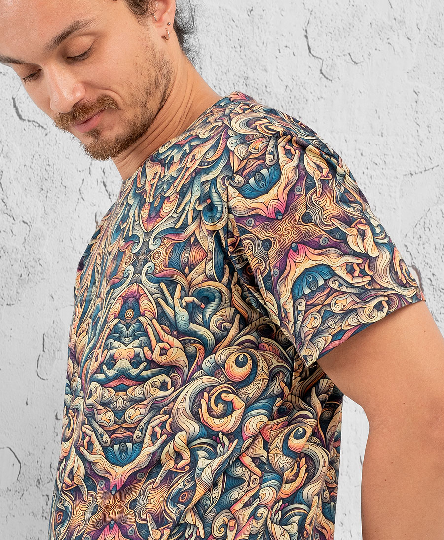 mudra t shirt psychedelic