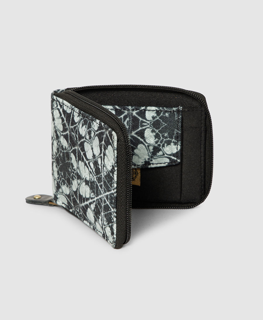 psychedelic zip wallet for man