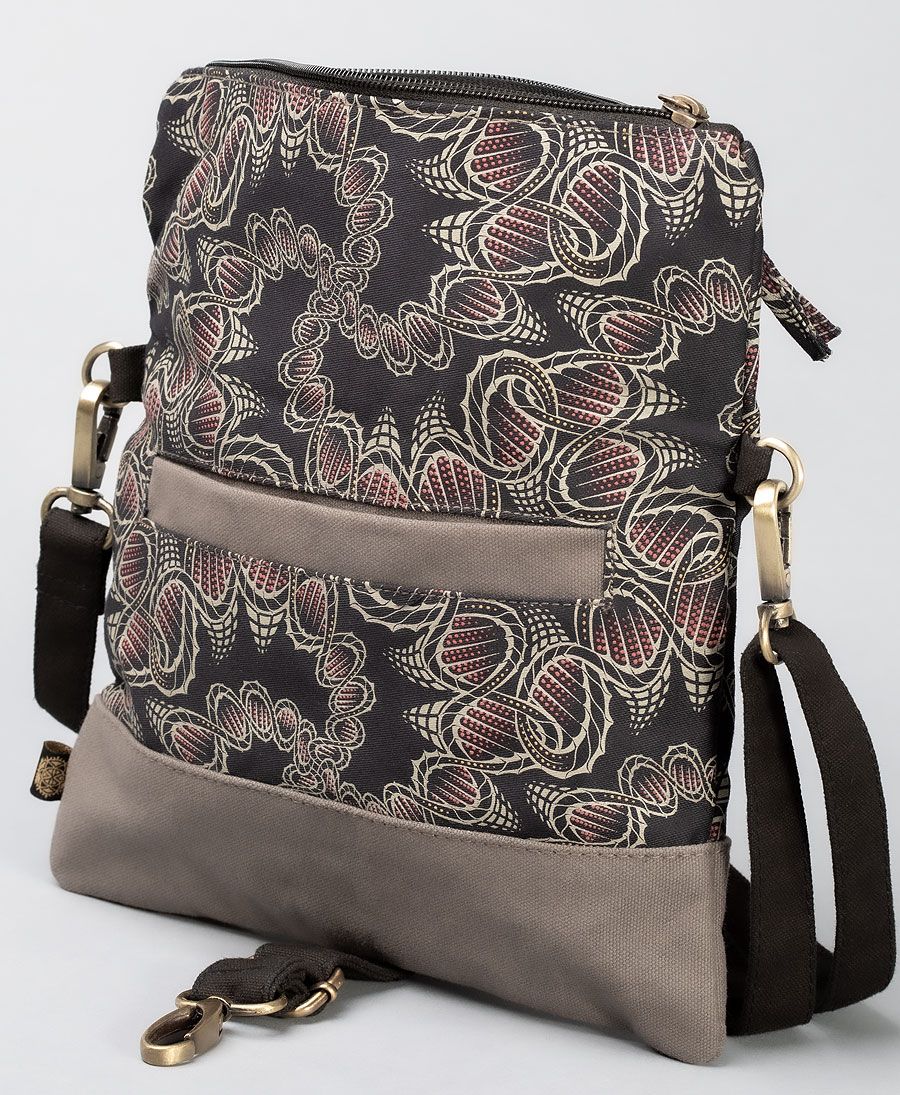 Canvas Women Clutch Purse With Strap DNA print