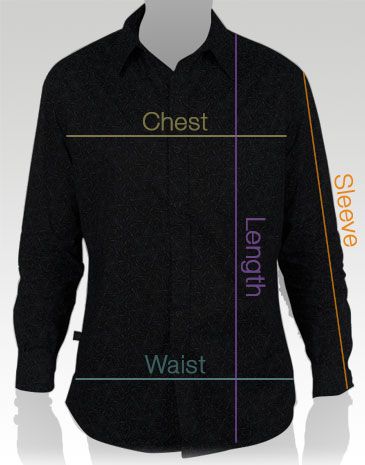 Psychedelic Psy Festival Men Clothing Long Button Down Shirt Black