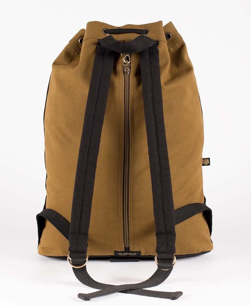 drawstring bag with padded straps