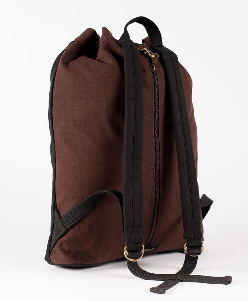 drawstring bag with padded straps
