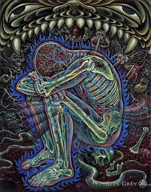 dark psychedelic art